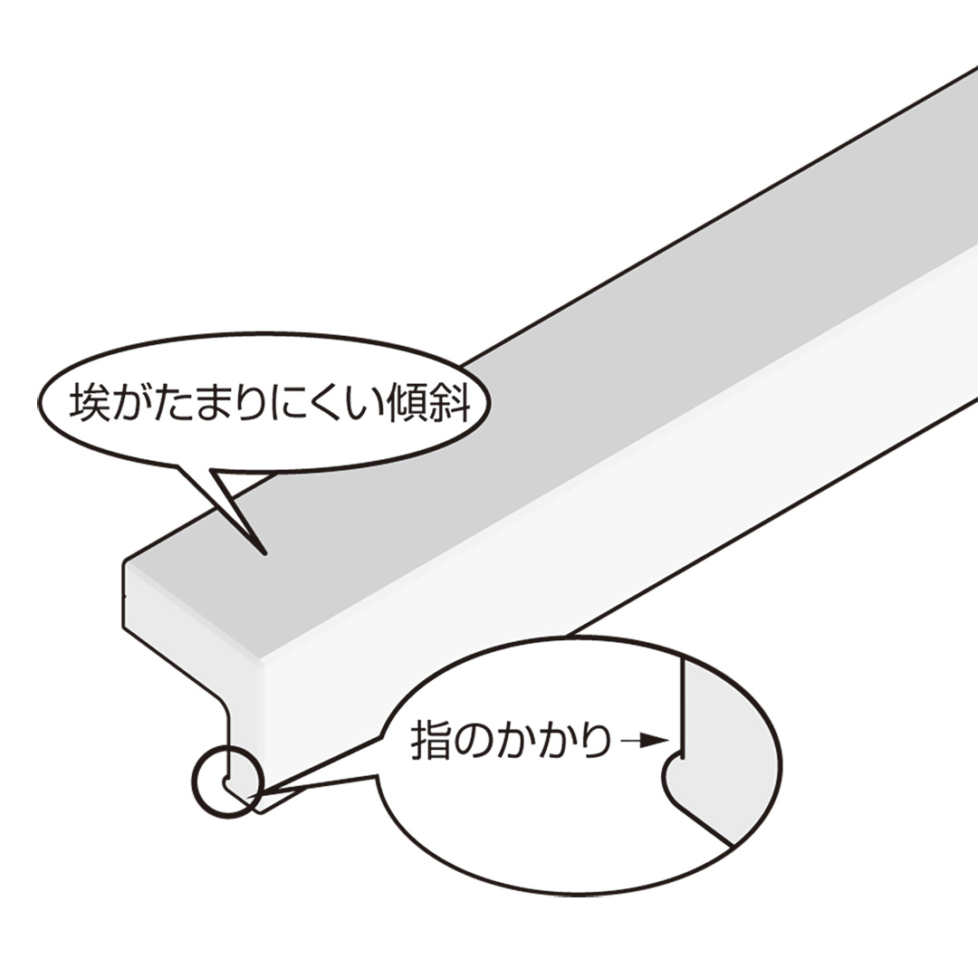 アルミハンドル ALH-200BL、ALH-200SL、ALH-200ST アルミニウム合金 アルマイト処理/マットブラック