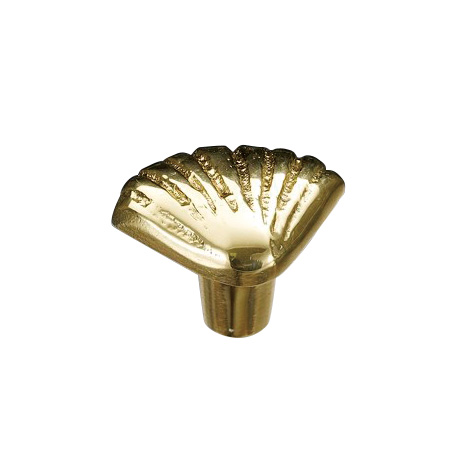 真鍮つまみ（貝殻） KTH-R011 黄銅（真鍮） 真鍮磨き