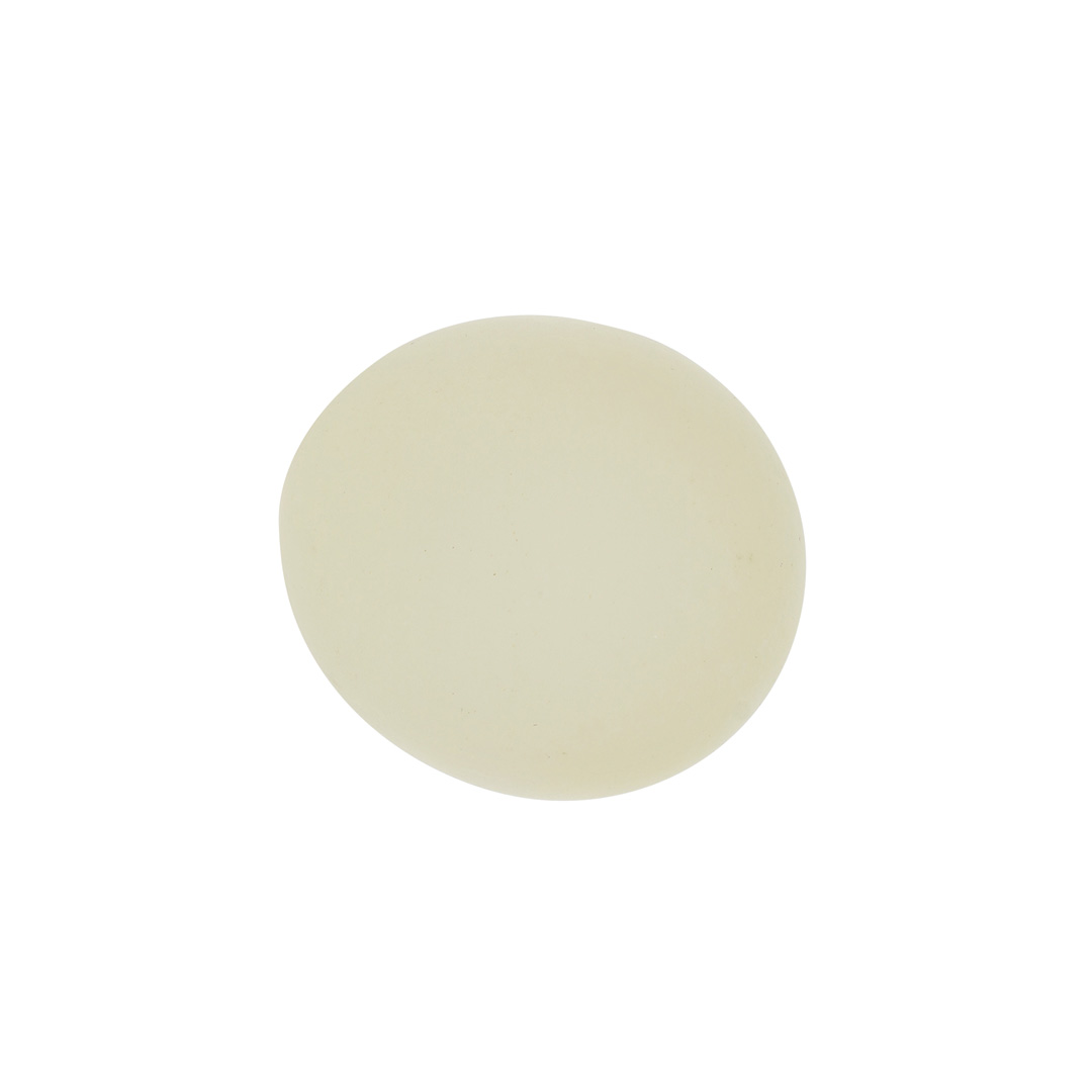 卵型のほんのり透け感がやさしい樹脂製つまみ KTH-A089 樹脂 ホワイト