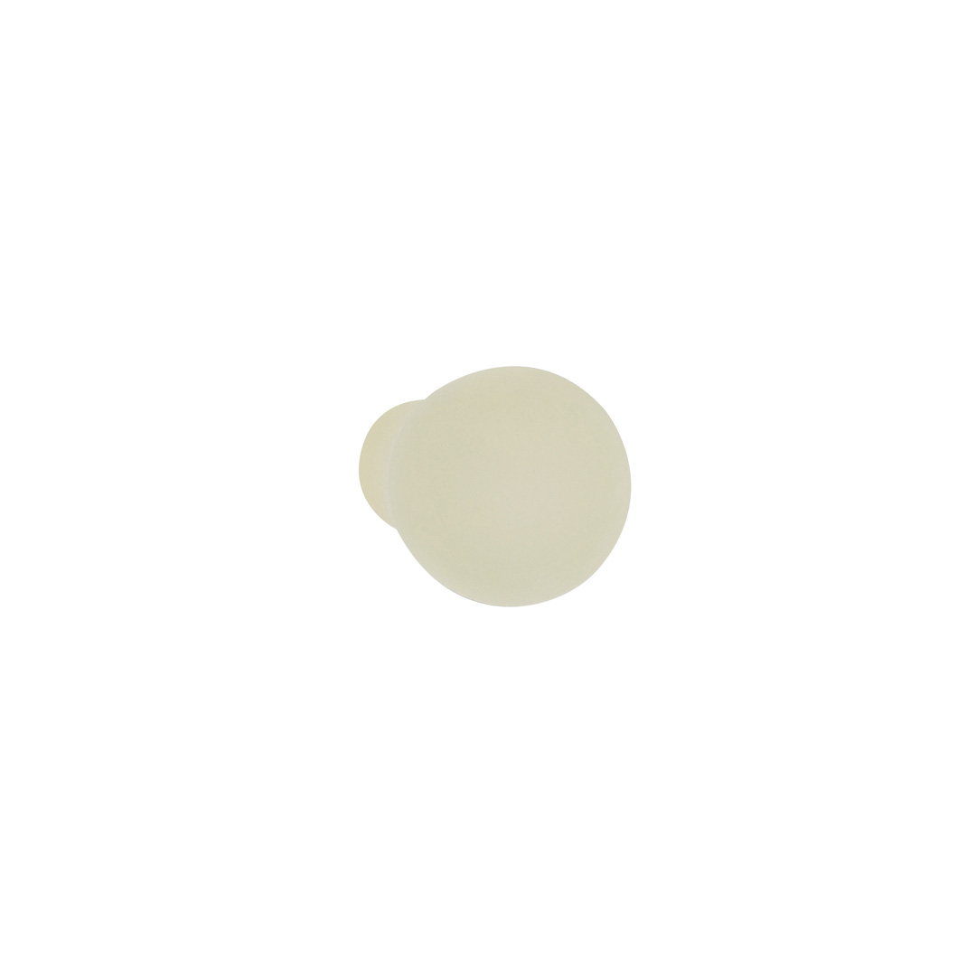 球型のほんのり透け感がやさしい樹脂製つまみ KTH-A090 樹脂 ホワイト