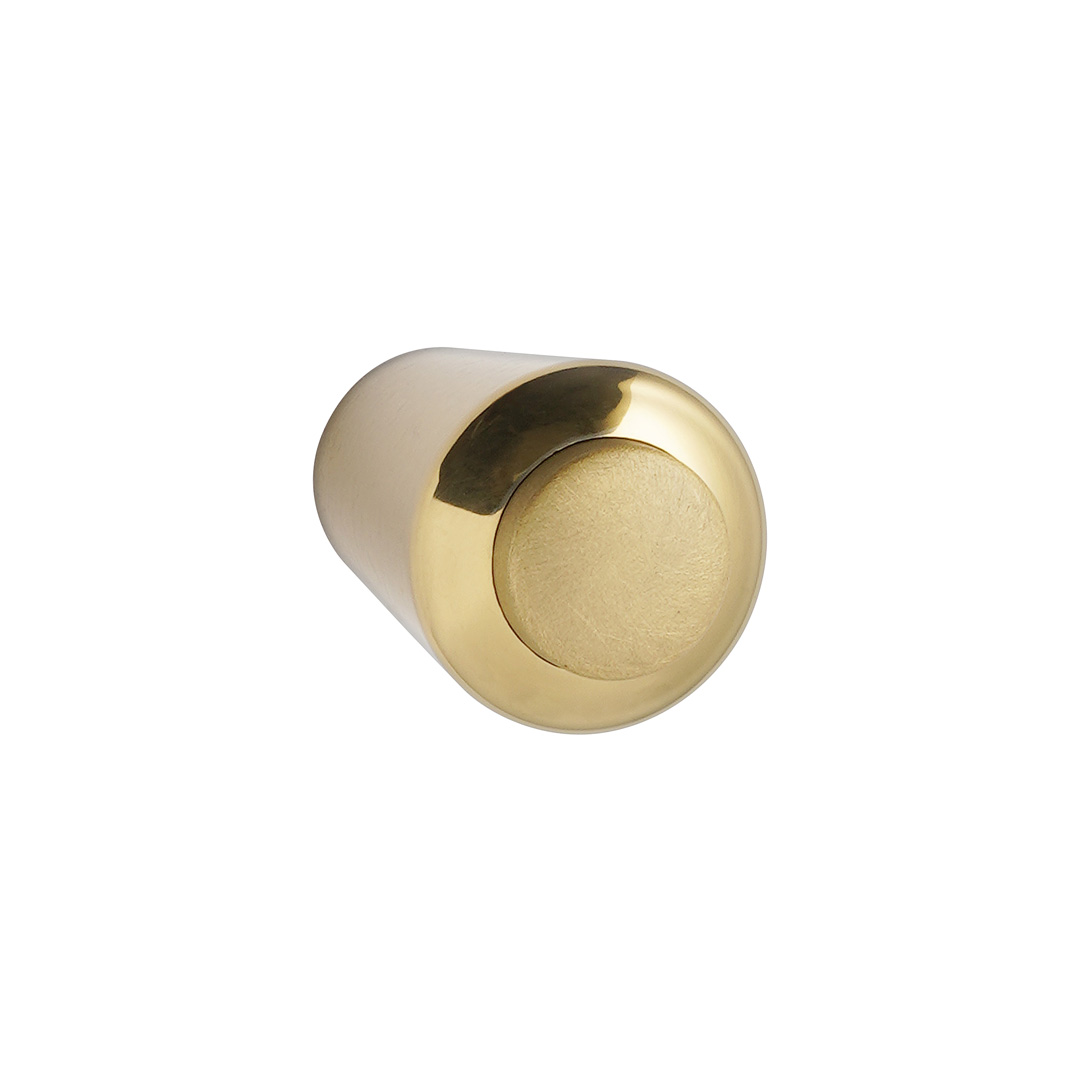 真鍮製 つまみ KTH-B165 黄銅（真鍮） 真鍮磨き/サテンゴールドめっき