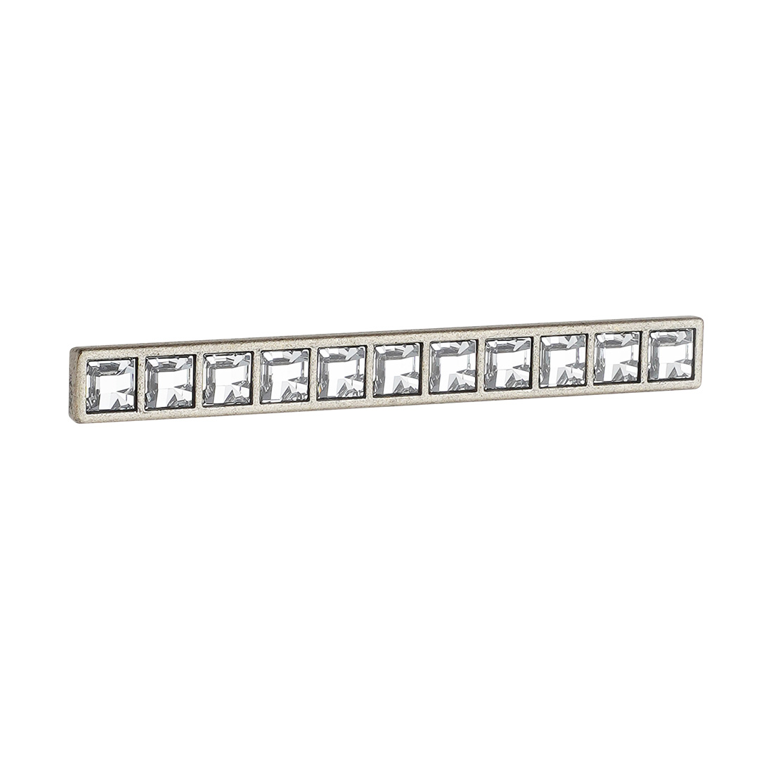 スワロフスキークリスタル 取っ手ハンドル KTH-K055、KTH-K056 クリスタルガラス／真鍮 ー/錫古美